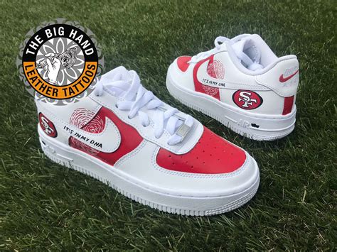 49ers nike sneakers|custom 49ers nike shoes.